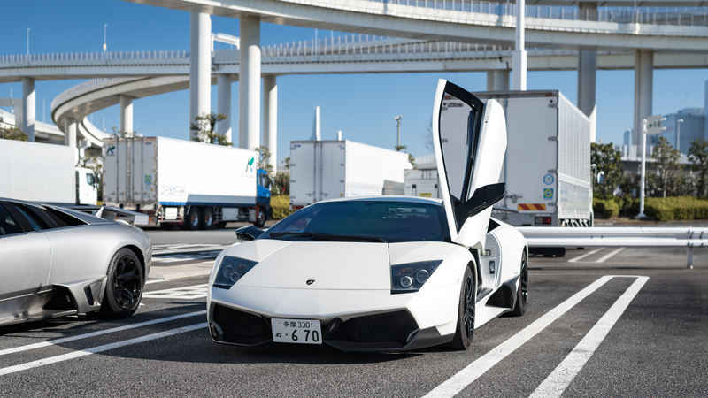Shock horror! A stock Lamborghini
